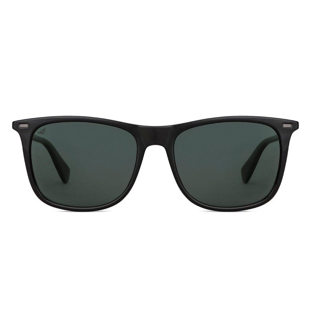Buy Vincent Chase By Lenskart | Matte Black Golden Grey Full Rim Square  Branded Latest and Stylish Sunglasses | Polarized and 100% UV Protected |  Men & Women | Large | VC S10681/P at Amazon.in